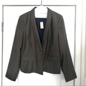 Ann Taylor NWT taupe blazer size 14